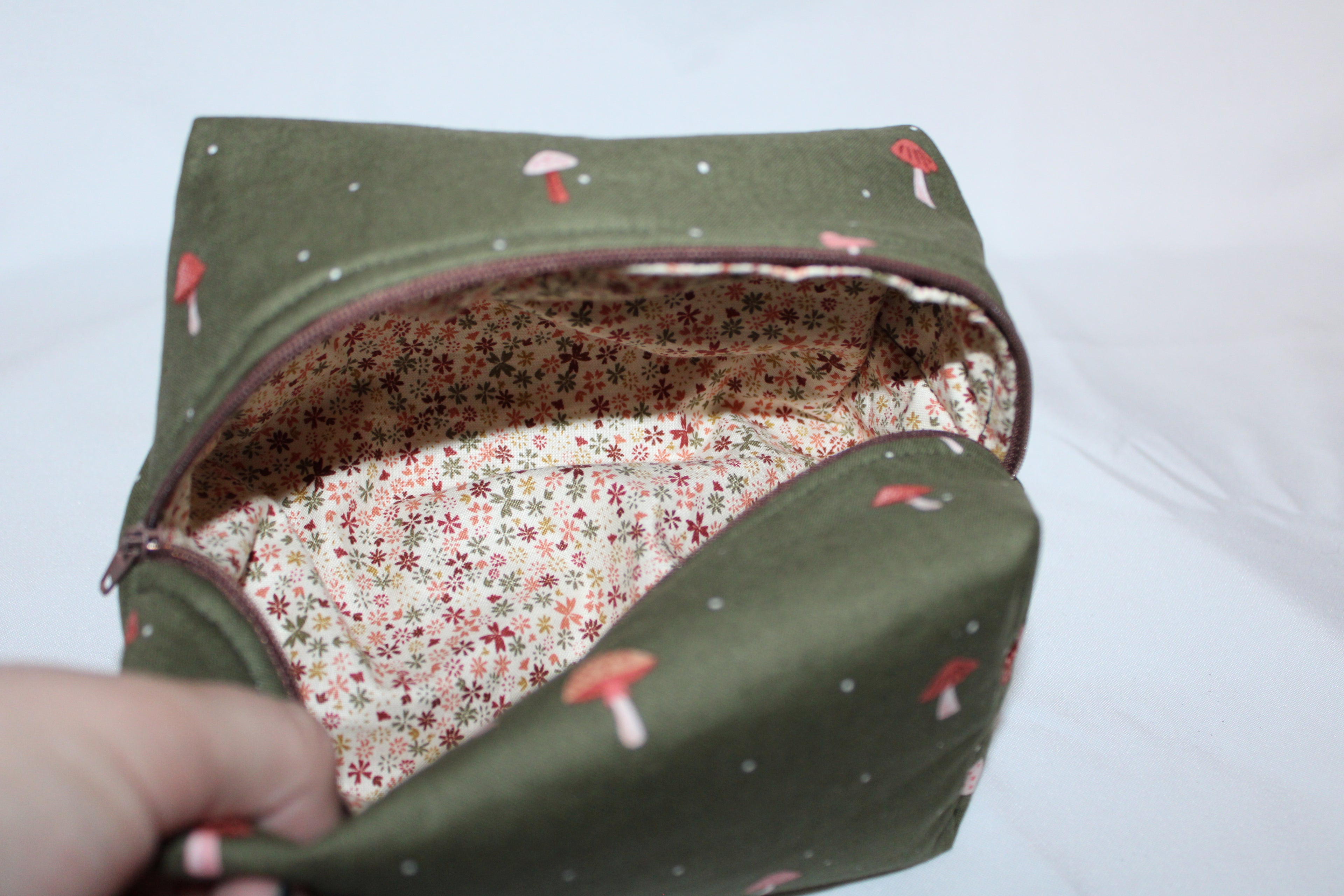 Moss and Mushroom bag