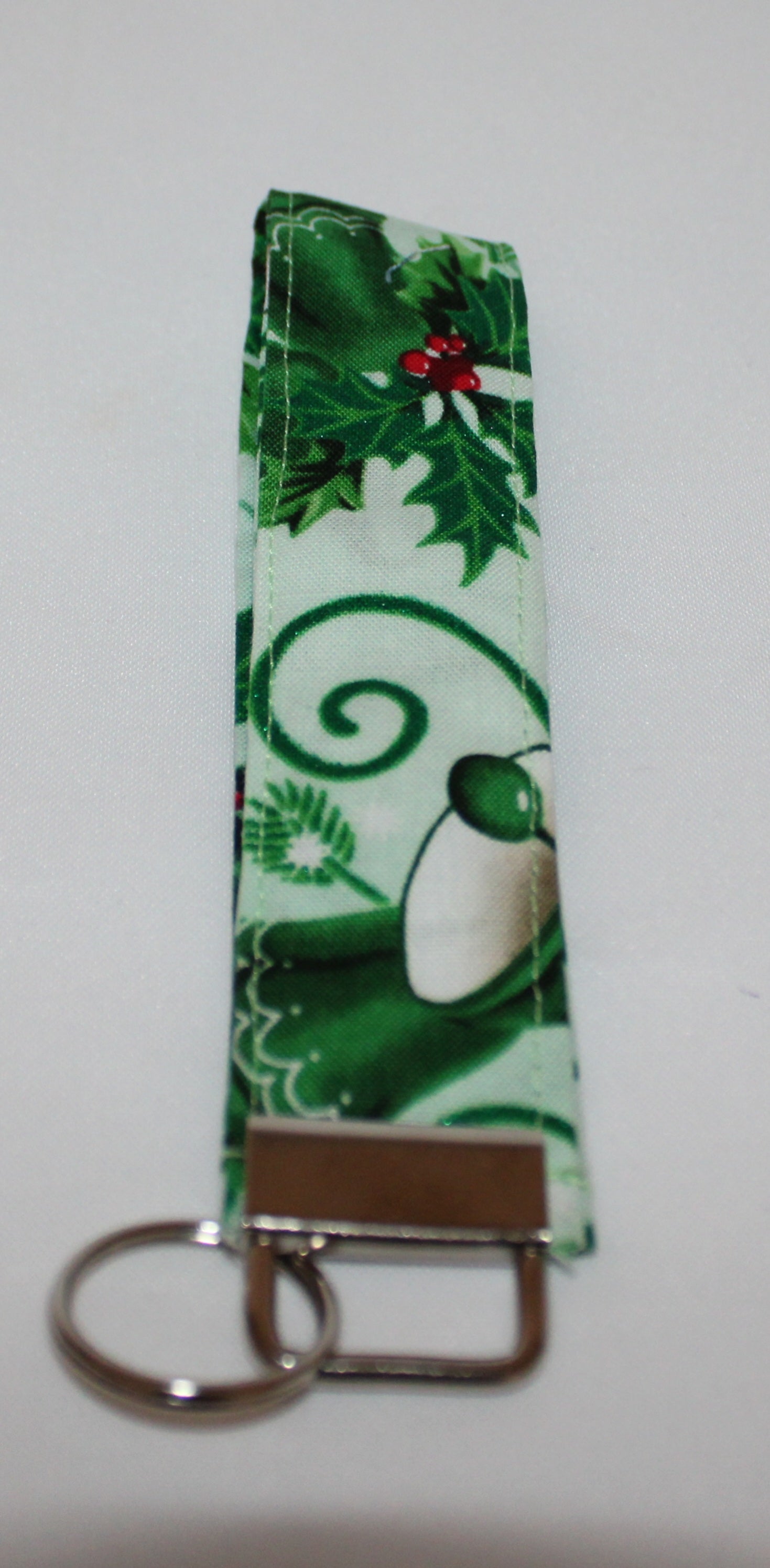 Holly Bells Wristlet keychain