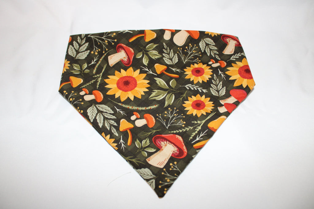 Mushroom Meadow Dog Bandana